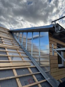 Dachgaube mit Blechverkleidung